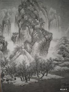 《雪景寒林圖》 《雪景寒林圖》