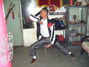 綿拳門第三代掌門人孫紅喜拳照