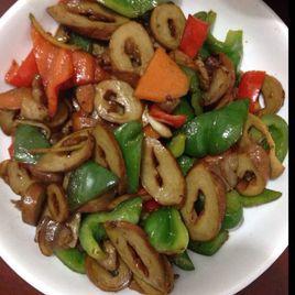 青椒麵筋 青椒麵筋