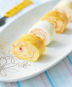 蝦蓉蛋卷 蝦蓉蛋卷