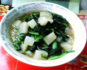 小白菜燉粉坨 小白菜燉粉坨