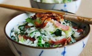 蔥油菜飯 蔥油菜飯