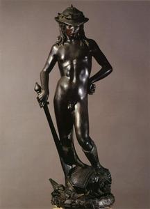 多納泰羅青銅雕像大衛，高159厘米