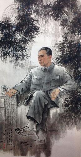 張喆的作品 周恩來在棗園