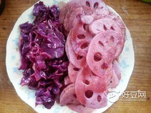 紫甘藍藕片 紫甘藍藕片