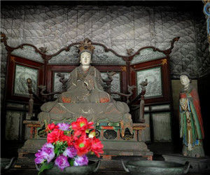 晉祠聖母殿彩塑 晉祠聖母殿彩塑