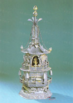 淨眾院塔基鎏金銀塔