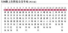 北京公交536路 北京公交536路