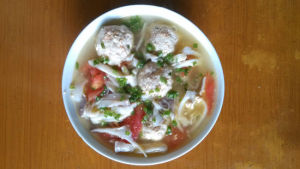 平菇肉丸湯 平菇肉丸湯