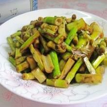 野山筍炒雞絲