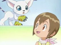 八神嘉兒與迪路獸