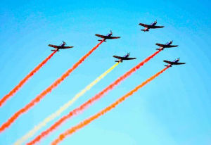 天之翼飛行隊表演