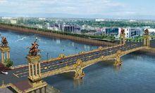 大光明橋改造後全景圖