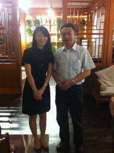 吳建平先生與作家蘇芩