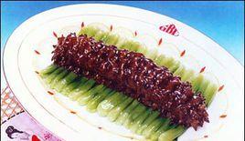 紅燒梅花參 紅燒梅花參