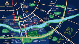 珠江四季悅城區點陣圖