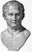 西塞羅，古羅馬著名的文學家、演說家和政治家。