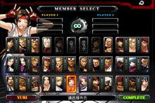 拳皇2012人物圖鑑大全