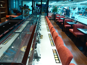 新幹線迴轉壽司設備