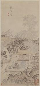 卞文瑜一梧軒圖軸