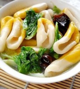 清湯枸杞貓耳面 清湯枸杞貓耳面