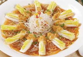 剁椒冬粉蒸娃娃菜 剁椒冬粉蒸娃娃菜