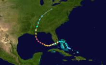 卡特里娜颶風路徑圖