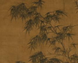 竹石圖[元代李衎創作繪畫]