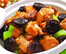 雞塊燜香菇 雞塊燜香菇