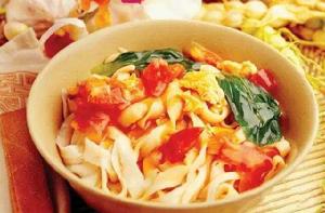 西紅柿雞蛋刀削麵 西紅柿雞蛋刀削麵