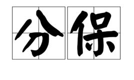 分保 分保