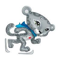 吉祥物，雪豹‘伊爾比’