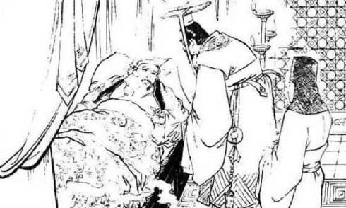 齊桓公探望管仲 齊桓公探望管仲