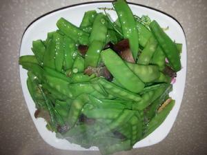 豌豆莢炒臘肉