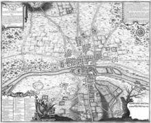 1180年時的巴黎地圖