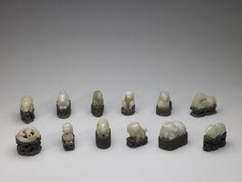 青白玉十二生肖 青白玉十二生肖