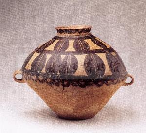 貝形紋彩陶罐 貝形紋彩陶罐