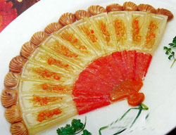 魚翅蟹黃玉扇 魚翅蟹黃玉扇