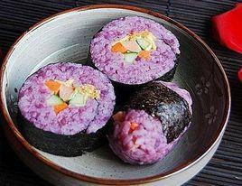 紫薯壽司 紫薯壽司