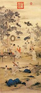 弘曆觀畫圖 弘曆觀畫圖