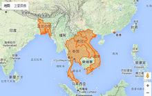 山烙鐵頭蛇分布
