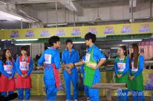 《給力星期天》朱梓驍錄節目菜場賣肉