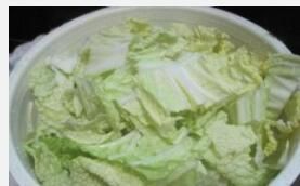 大白菜炒肉皮膏 大白菜炒肉皮膏