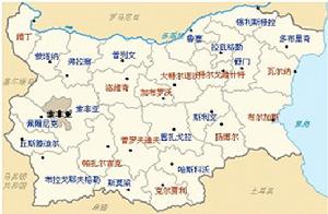 保加利亞行政區劃圖