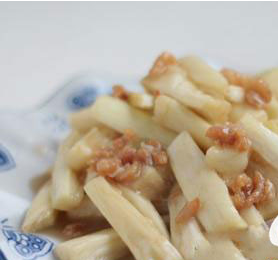 茭白煮海米 茭白煮海米