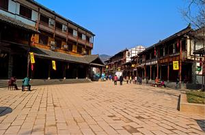 圖2:劍門關古鎮掠影