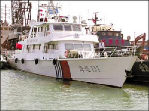 珠海海事局最先進的巡邏船“海巡151”