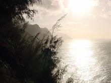 夏威夷納帕利海岸沿岸的自然美景