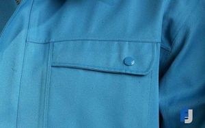 唐工紡防酸服領口設計