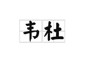 韋杜[詞語]